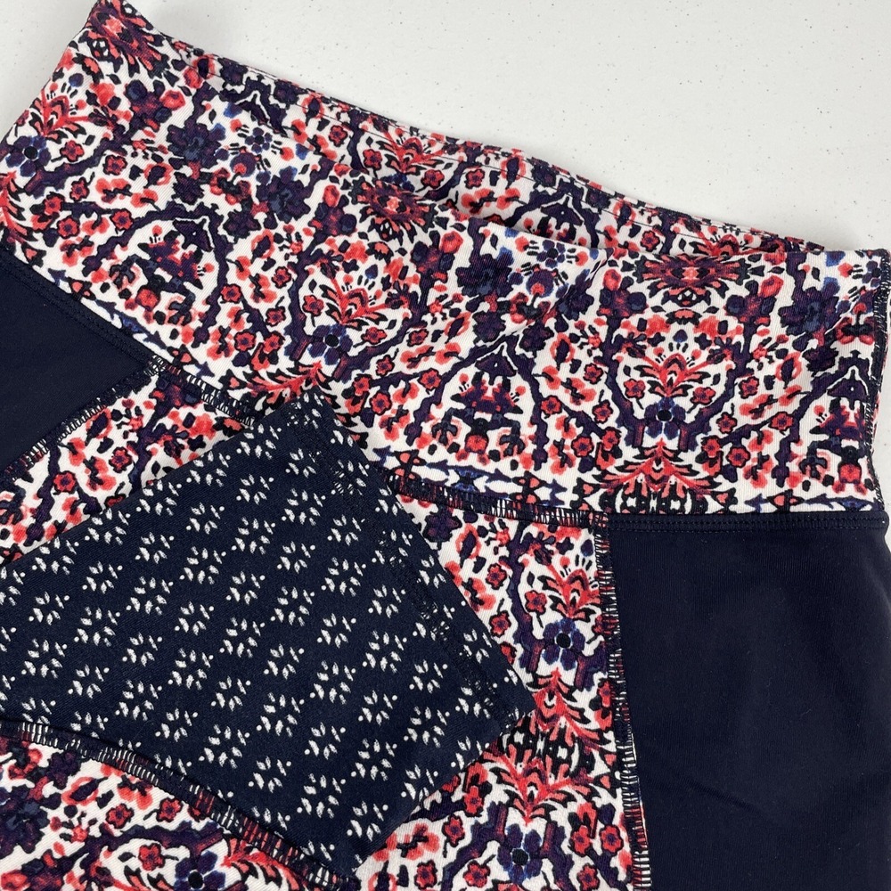 Athleta Leggings Women's Size Extra Small Floral Geometric Gym Athleisure Casual